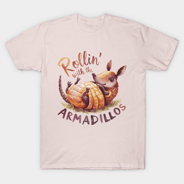 Rollin' with the armadillos T-Shirt by RazorDesign234